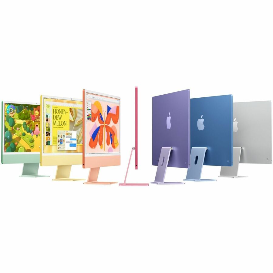 Apple iMac MWUC3B/A All-in-One Computer - Apple M4 - 16 GB - 256 GB SSD - 61 cm (24") 4.5K - Desktop - Silver