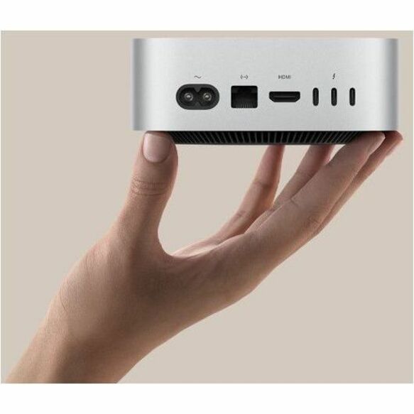 Apple Mac mini MU9E3B/A Desktop Computer - Apple M4 - 16 GB - 512 GB SSD - Mini PC - Silver