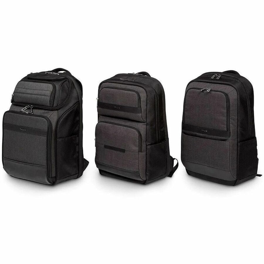 Targus CitySmart TSB912GL Carrying Case (Backpack) for 31.8 cm (12.5") to 39.6 cm (15.6") Notebook - Black/Grey
