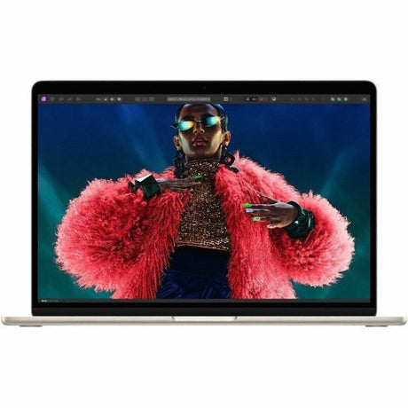 Apple MacBook Air MC7W4B/A 34.5 cm (13.6") Notebook - Apple M2 - 16 GB - 256 GB SSD - English (UK) Keyboard - Starlight