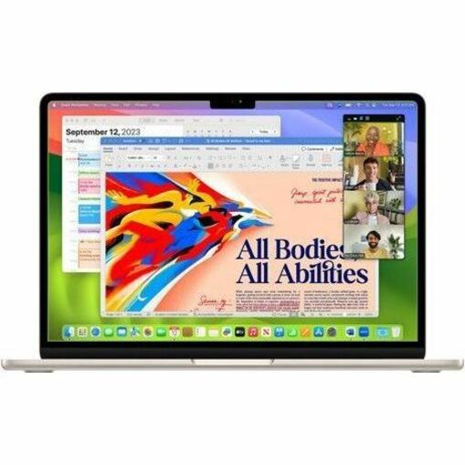 Apple MacBook Air MC8P4B/A 34.5 cm (13.6") Notebook - Apple M3 - 24 GB - 512 GB SSD - English (UK) Keyboard - Starlight
