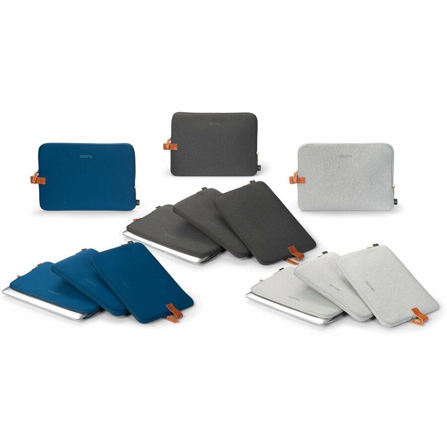 Dicota Skin URBAN Carrying Case (Sleeve) for 35.6 cm (14") Apple Notebook - Grey