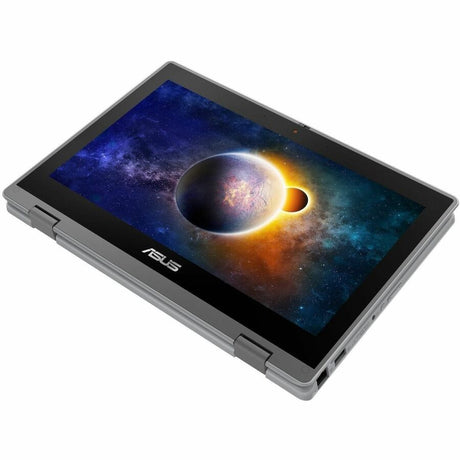 Asus BR1100F BR1100F-C41XA-3Y 29.5 cm (11.6") Touchscreen Rugged Convertible 2 in 1 Notebook - HD - Intel Celeron N4500 - 4 GB - 128 GB Flash Memory - Dark Grey