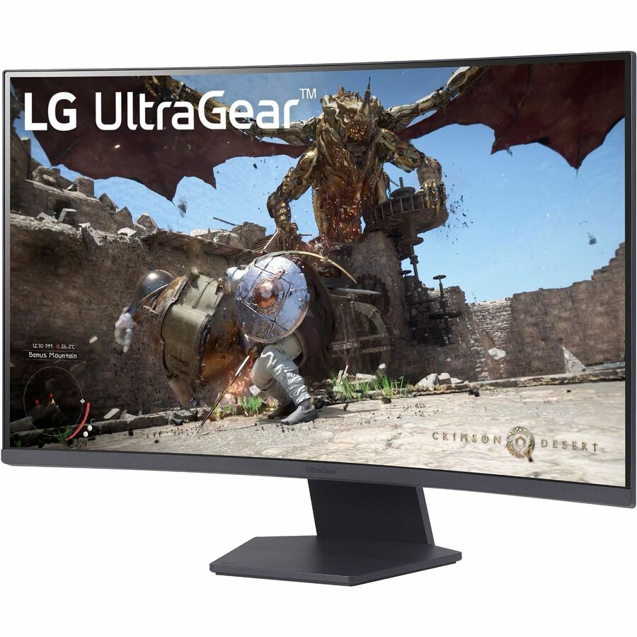 LG UltraGear 32GS60QC-B 32" Class WQHD Curved Screen Gaming LCD Monitor - 16:9