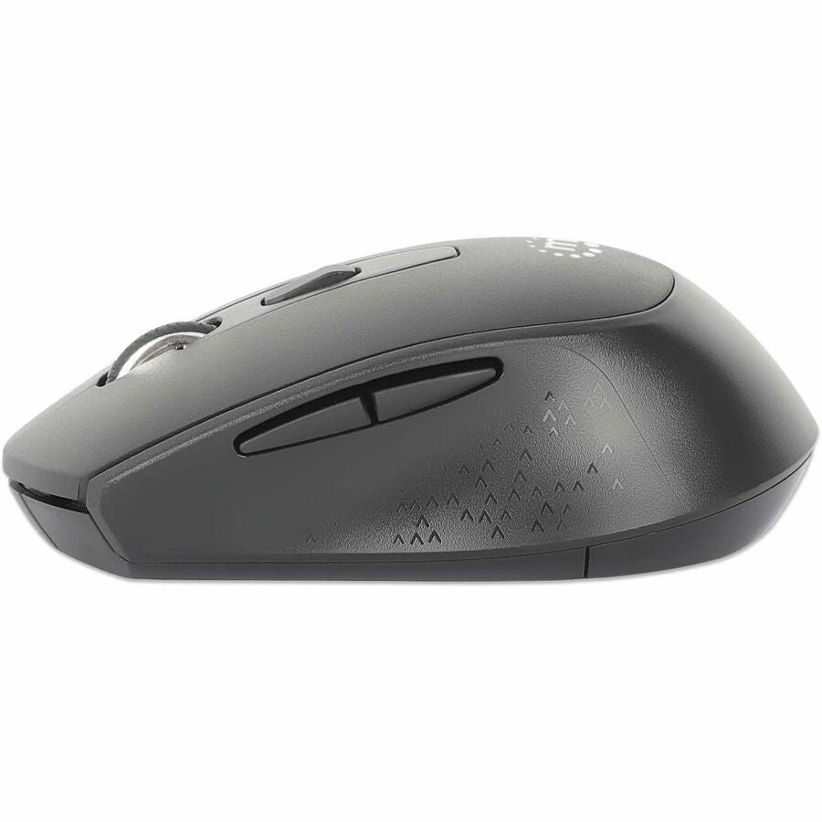 Manhattan MW6200 Full-size Mouse - Radio Frequency - USB Type A - Optical - 6 Button(s) - Black