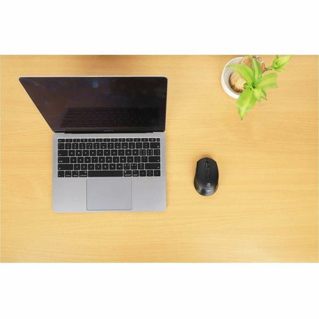 Manhattan MW6200 Full-size Mouse - Radio Frequency - USB Type A - Optical - 6 Button(s) - Black