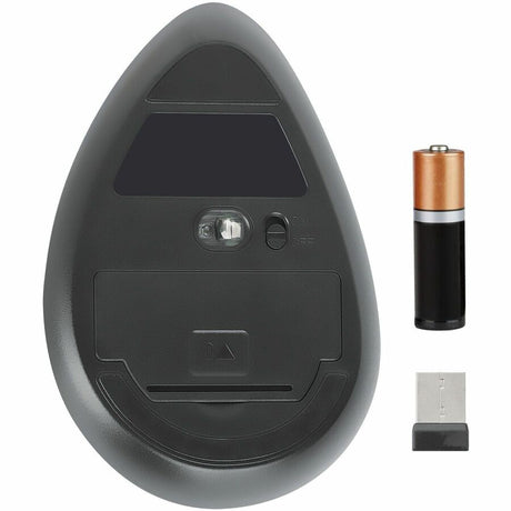Manhattan Mouse - Radio Frequency - USB Type A - Optical - 6 Button(s) - Black