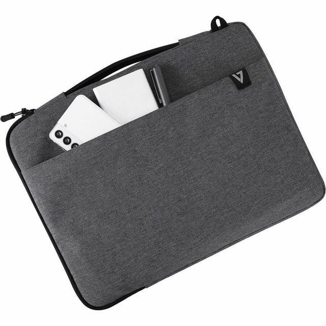 V7 CSE14-ECO Carrying Case (Sleeve) for 35.6 cm (14") to 35.8 cm (14.1") Notebook - Grey