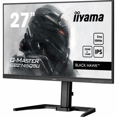 iiyama G-MASTER Black Hawk GB2745QSU-B2 27" Class WQHD Gaming LED Monitor - 16:9 - Matte Black