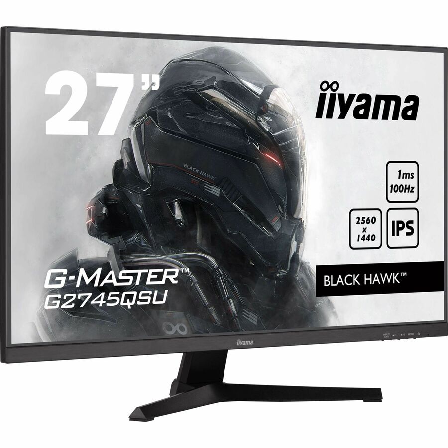 iiyama G-MASTER Black Hawk G2745QSU-B2 27" Class WQHD Gaming LED Monitor - 16:9 - Matte Black