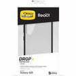 OtterBox React Case for Samsung Galaxy S25 Smartphone - Black Crystal (Clear/Black) - Retail - 1