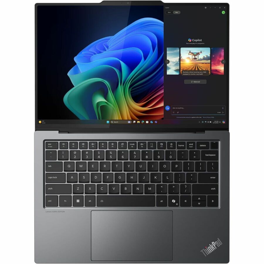 Lenovo Thinkpad X9-14 Gen 1 21QA001WUK 35.6 cm (14") Copilot+ PC Notebook - WUXGA - Intel Core Ultra 7 258V - Intel Evo Platform - 32 GB - 1 TB SSD - English (UK) Keyboard - Grey