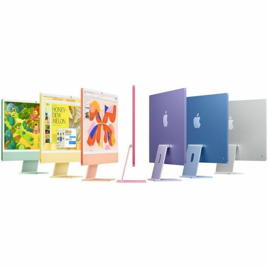 Apple iMac All-in-One Computer - Apple M4 - 16 GB - 256 GB SSD - 61 cm (24") 4.5K - Desktop - Green