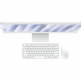 Apple iMac All-in-One Computer - Apple M4 - 16 GB - 256 GB SSD - 61 cm (24") 4.5K - Desktop - Silver