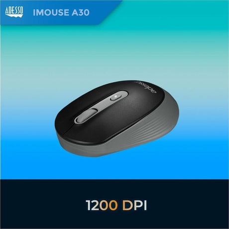 Adesso iMouse A30B Mouse - Radio Frequency - USB Type A - Optical - Black