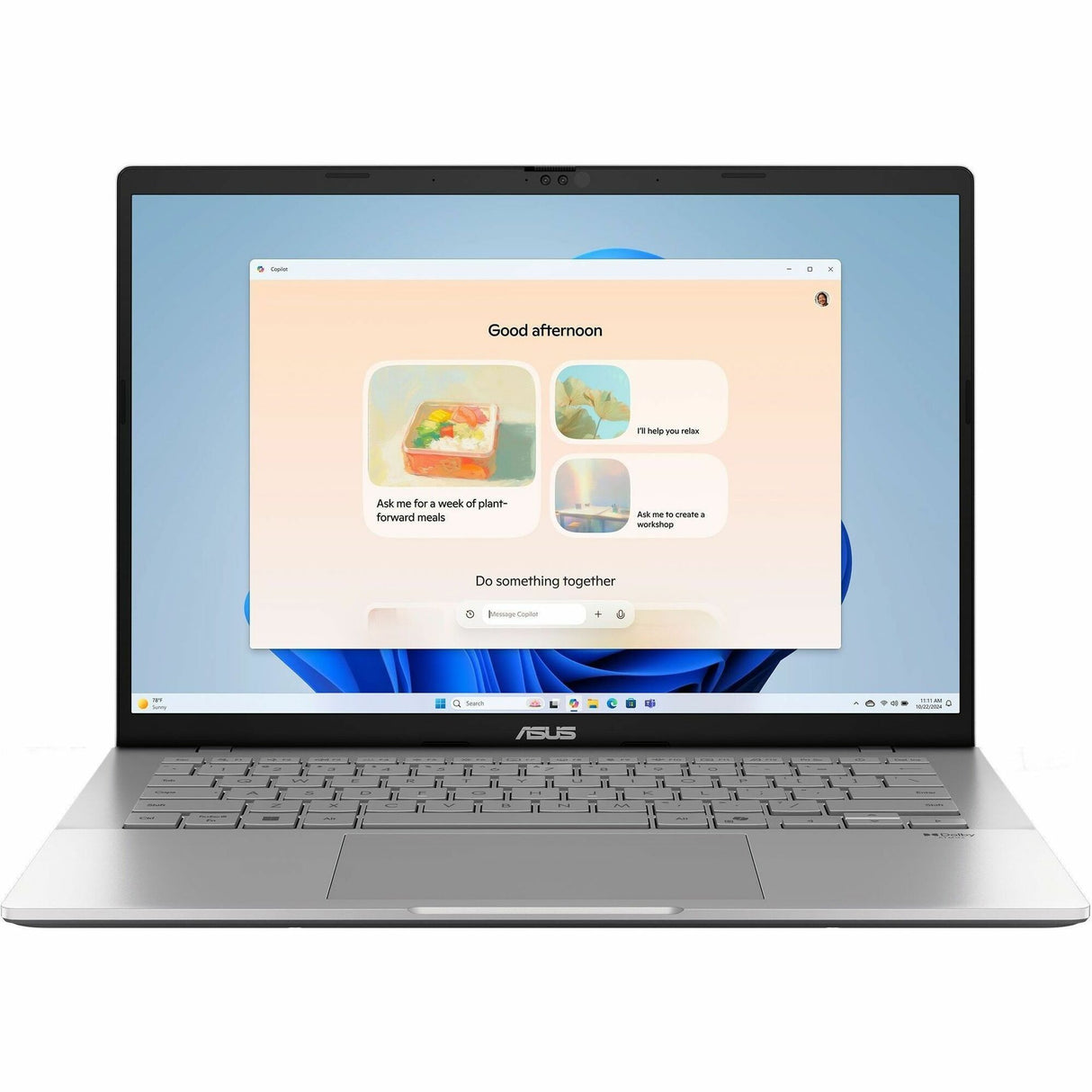Asus VivoBook S14 M3407HA-LY014W 35.6 cm (14") Notebook - WUXGA - AMD Ryzen 7 260 - 16 GB - 1 TB SSD - Cool Silver