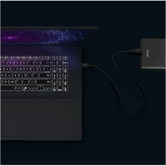 Asus VivoBook 18 M1807 M1807HA-S8005W 46.7 cm (18.4") Clamshell Notebook - WUXGA - AMD Ryzen 7 260 - 16 GB - 1 TB SSD - Quiet Blue, Grey