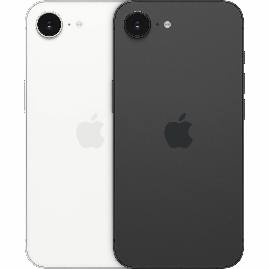Apple iPhone 16e 256 GB Smartphone - 15.5 cm (6.1") OLED HDR10+ 2532 x 1170 - Hexa-core (A18Dual-core (2 Core) 4.04 GHz + A18 Quad-core (4 Core) 2.20 GHz - 8 GB RAM - iOS 18 - 5G - White