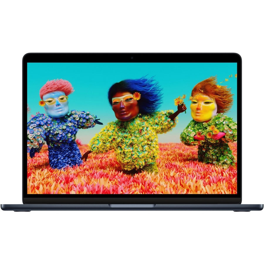 Apple MacBook Air MW133B/A 34.5 cm (13.6") Notebook - Apple M4 - 16 GB - 512 GB SSD - English (UK) Keyboard - Midnight