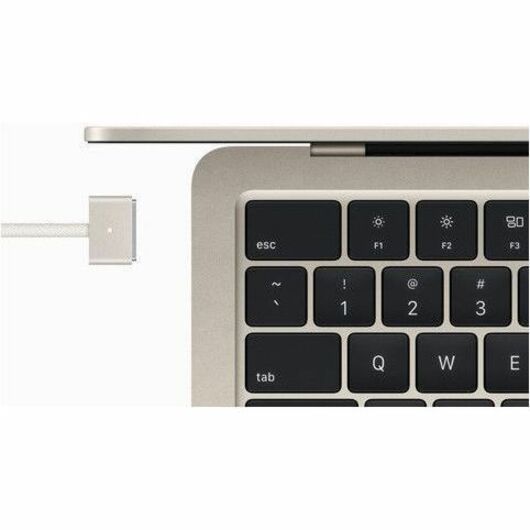 Apple MacBook Air MW0Y3B/A 34.5 cm (13.6") Notebook - Apple M4 - 16 GB - 256 GB SSD - English (UK) Keyboard - Starlight