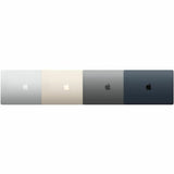 Apple MacBook Air MW1J3B/A 38.9 cm (15.3") Notebook - Apple M4 - 16 GB - 256 GB SSD - English (UK) Keyboard - Starlight