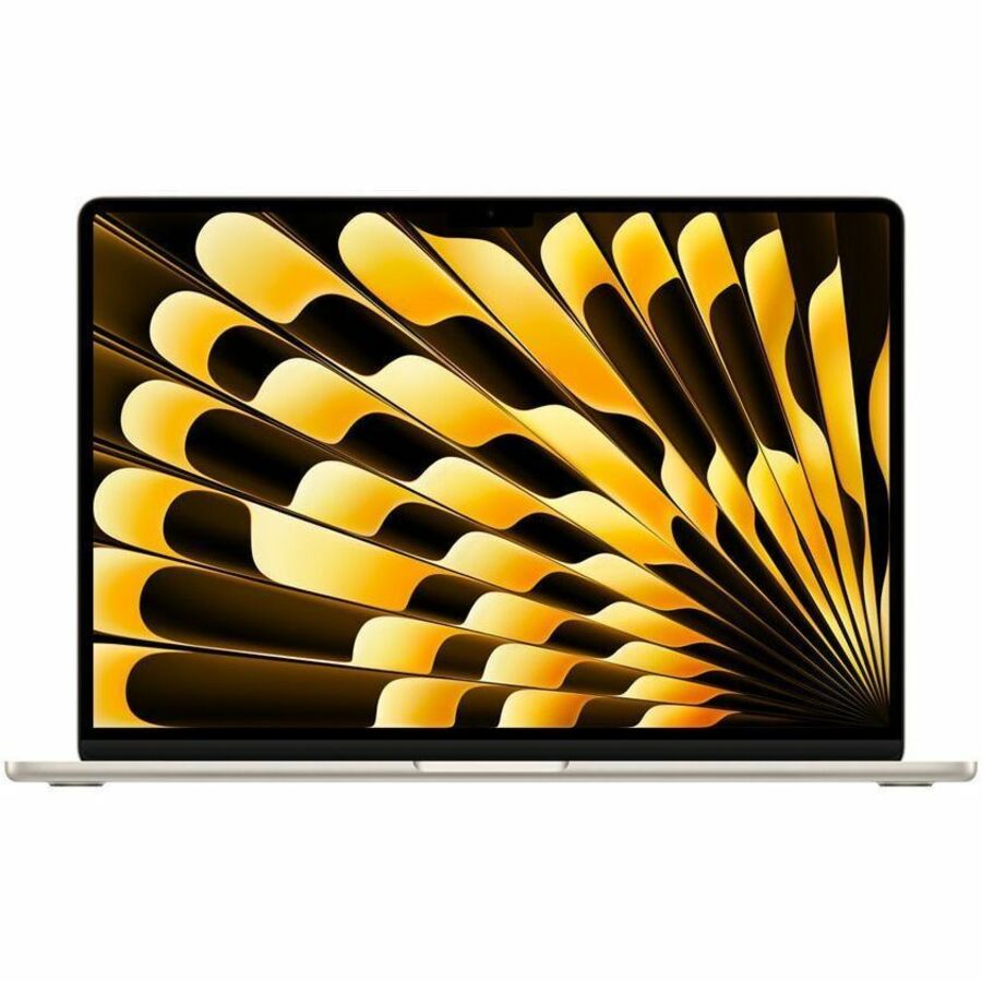 Apple MacBook Air MW1J3B/A 38.9 cm (15.3") Notebook - Apple M4 - 16 GB - 256 GB SSD - English (UK) Keyboard - Starlight