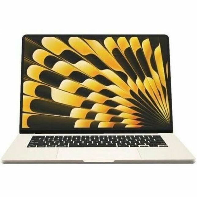 Apple MacBook Air MW1J3B/A 38.9 cm (15.3") Notebook - Apple M4 - 16 GB - 256 GB SSD - English (UK) Keyboard - Starlight