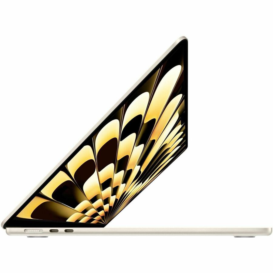Apple MacBook Air MW1J3B/A 38.9 cm (15.3") Notebook - Apple M4 - 16 GB - 256 GB SSD - English (UK) Keyboard - Starlight