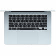 Apple MacBook Air MC7C4B/A 38.9 cm (15.3") Notebook - Apple M4 - 16 GB - 512 GB SSD - English (UK) Keyboard - Sky Blue