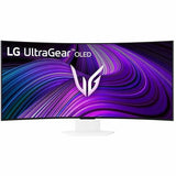 LG UltraGear 39GX90SA-W 39" Class UW-QHD Curved Screen Gaming OLED Monitor - 21:9 - White