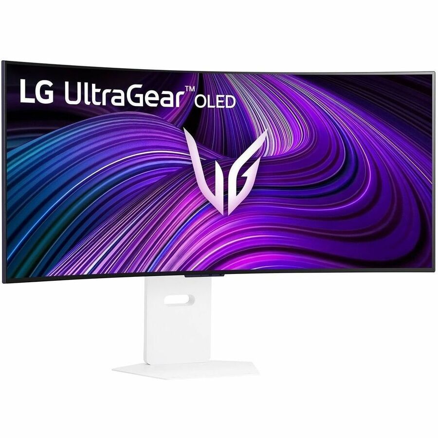 LG UltraGear 39GX90SA-W 39" Class UW-QHD Curved Screen Gaming OLED Monitor - 21:9 - White