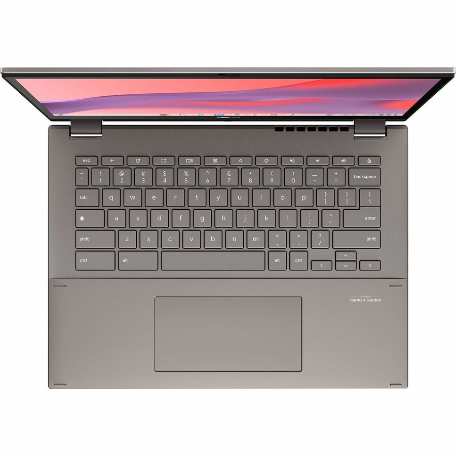 Asus Chromebook CB34 Flip CX3401 CB3401FBA-LZ0769 35.6 cm (14") Touchscreen Convertible 2 in 1 Chromebook - WUXGA - Intel Core i7 12th Gen i7-1255U - 16 GB - 256 GB SSD - Zinc