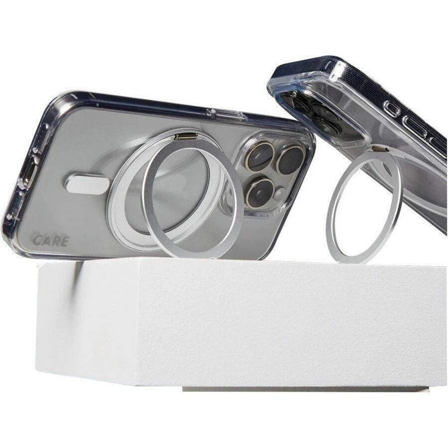 CARE Case for Apple iPhone 16 Pro Max Smartphone - Transparent, Silver
