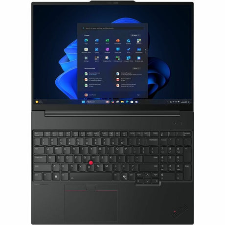 Lenovo ThinkPad E16 Gen 3 21SR000NUK 40.6 cm (16") Notebook - WUXGA - Intel Core Ultra 7 255H - 16 GB - 512 GB SSD - English (UK) Keyboard - Black