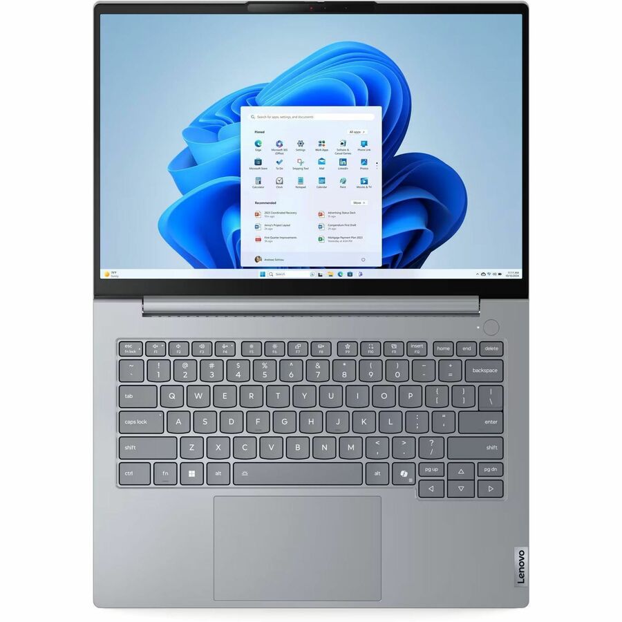 Lenovo ThinkBook 14 G8 IAL 21SJ0075UK 35.6 cm (14") Notebook - WUXGA - Intel Core Ultra 5 225U - 16 GB - 512 GB SSD - English (UK) Keyboard - Arctic Gray