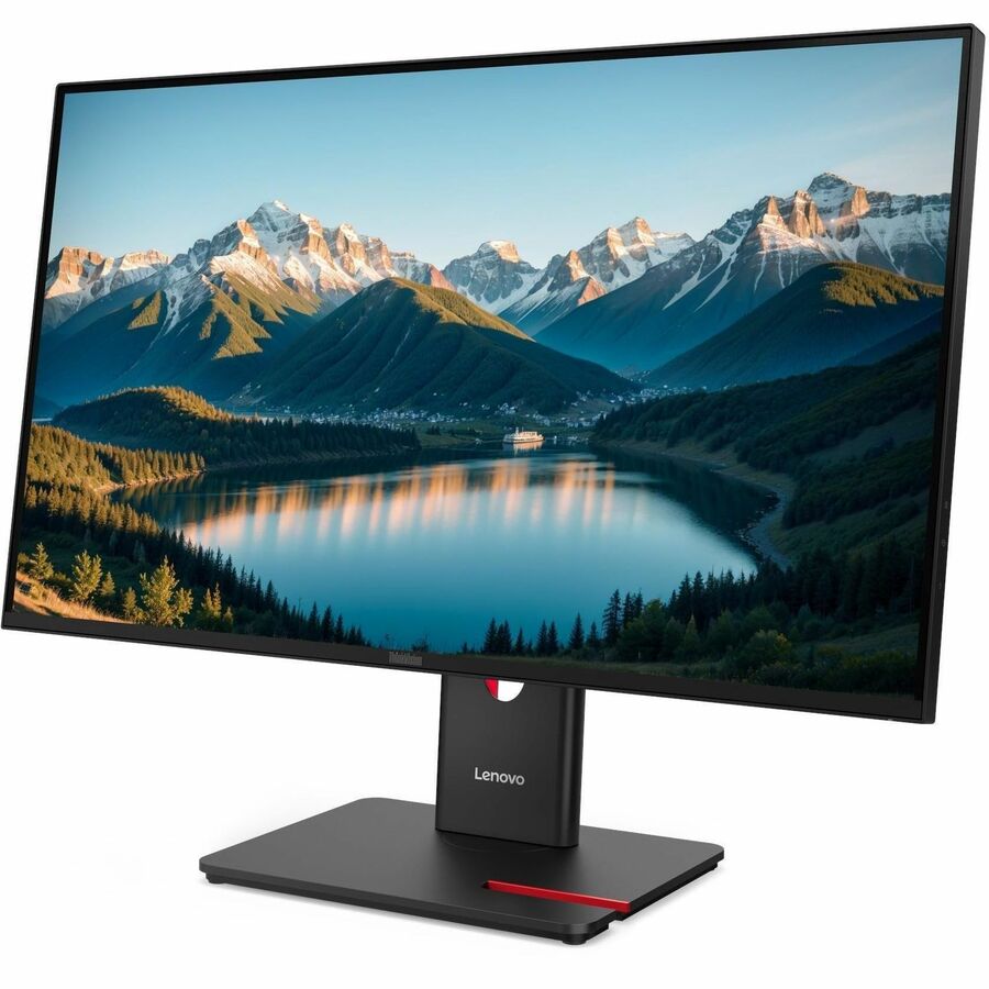 Lenovo ThinkVision T27Q-40 27" Class WQHD LED Monitor - 16:9 - Eclipse Black