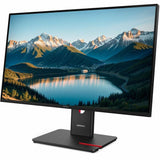 Lenovo ThinkVision T27Q-40 27" Class WQHD LED Monitor - 16:9 - Eclipse Black