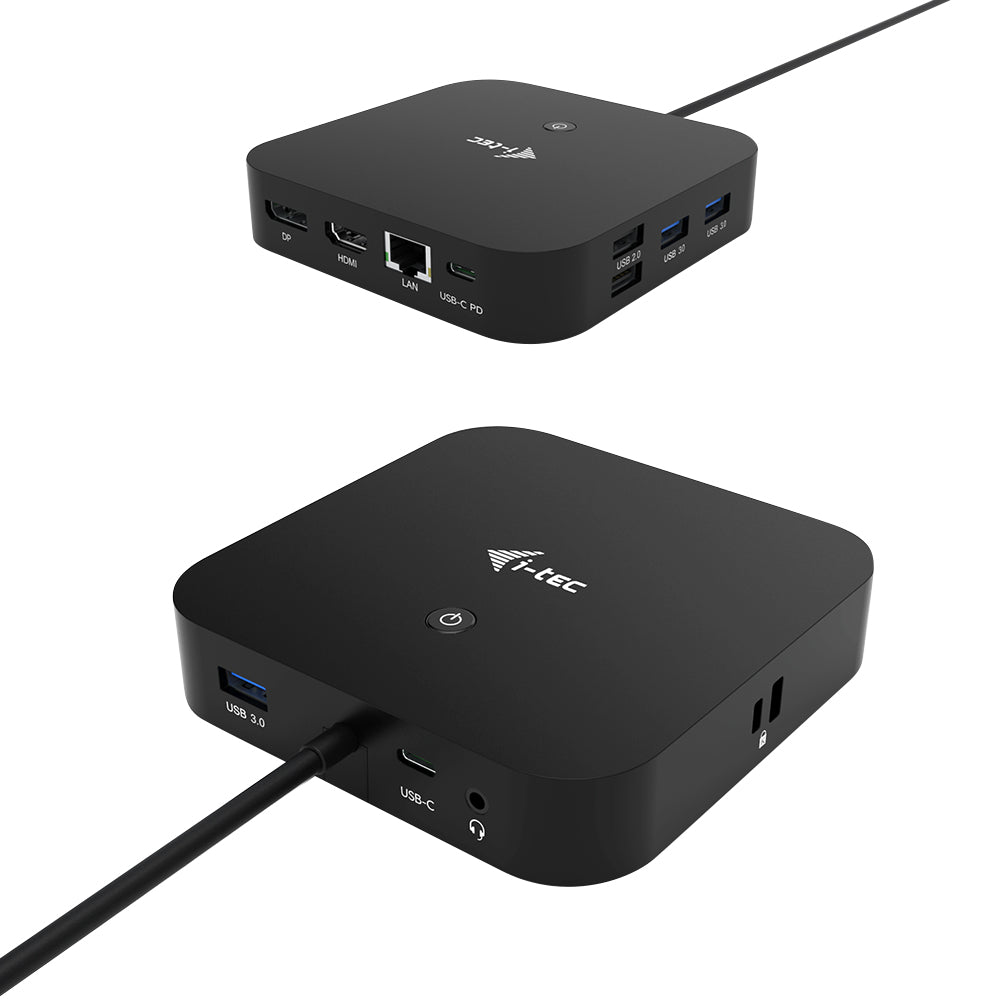 i-tec USB-C HDMI DP Docking Station with Power Delivery 100 W