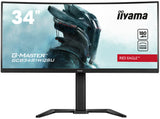 iiyama G-MASTER Black Hawk GCB3482WQSU-B1 34" Class UW-QHD Curved Screen Gaming LED Monitor - 21:9 - Black