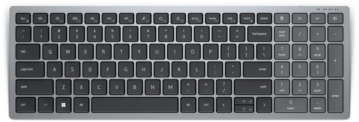 Dell KB740 Keyboard - Wireless Connectivity - English (UK) - QWERTY Layout