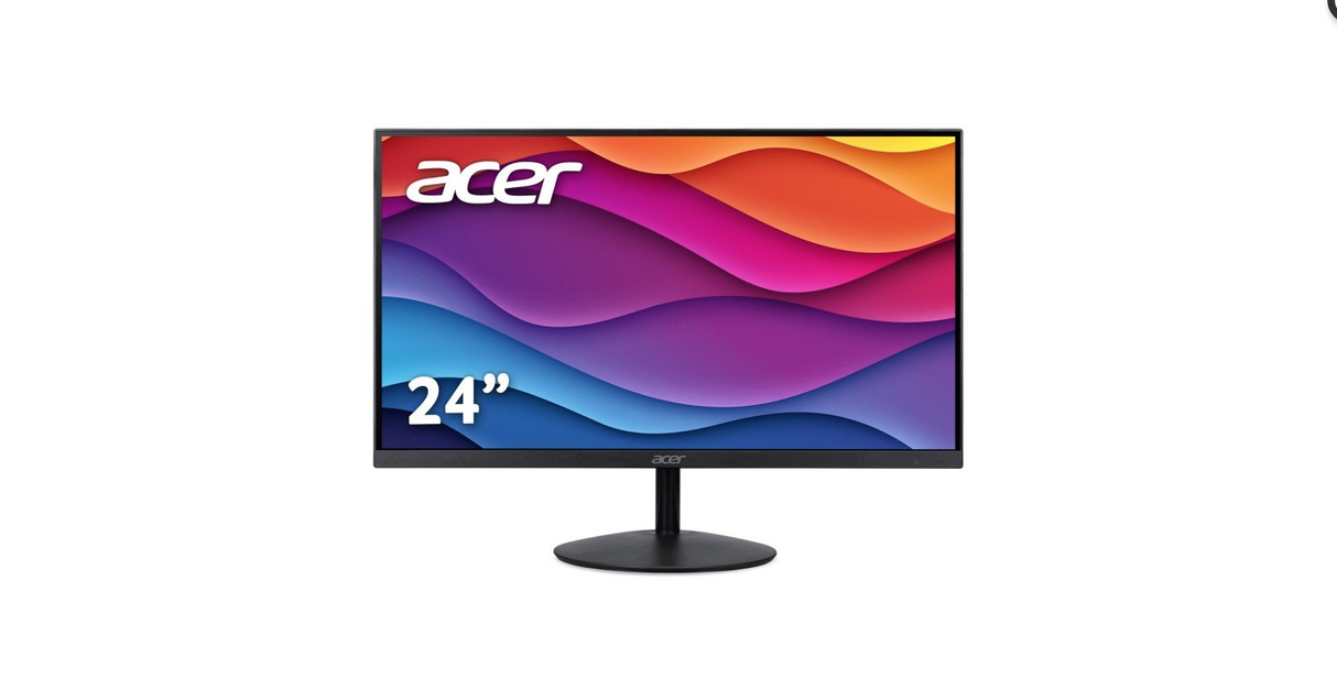 Acer 69cm 27 INCH 16:9 ZeroFrame IPS 100Hz 4ms (GTG) 250nits VGA HDMI DP FreeSync UK TCO Black H.cable x1