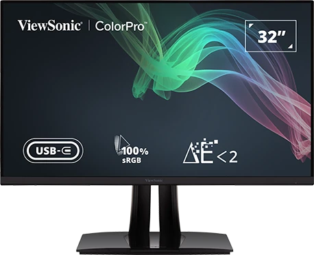 ViewSonic ColorPro VP3256-4K 32" Class 4K UHD LED Monitor - 16:9 - Black
