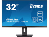 iiyama ProLite XUB3293UHSN-B5 32" Class Webcam 4K UHD LED Monitor - 16:9 - Matte Black