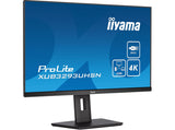 iiyama ProLite XUB3293UHSN-B5 32" Class Webcam 4K UHD LED Monitor - 16:9 - Matte Black