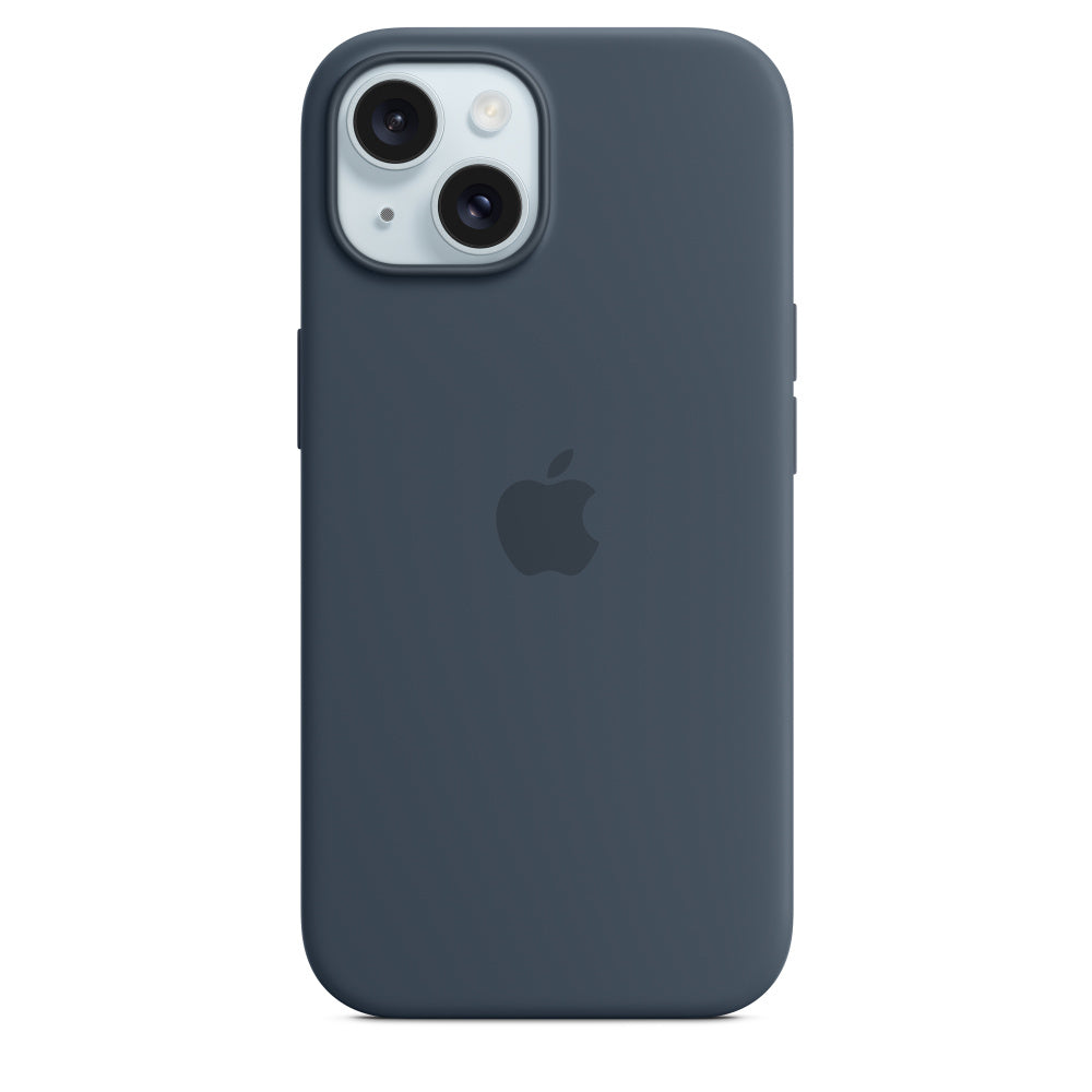 Apple iPhone 15 Silicone Case with MagSafe - Navy