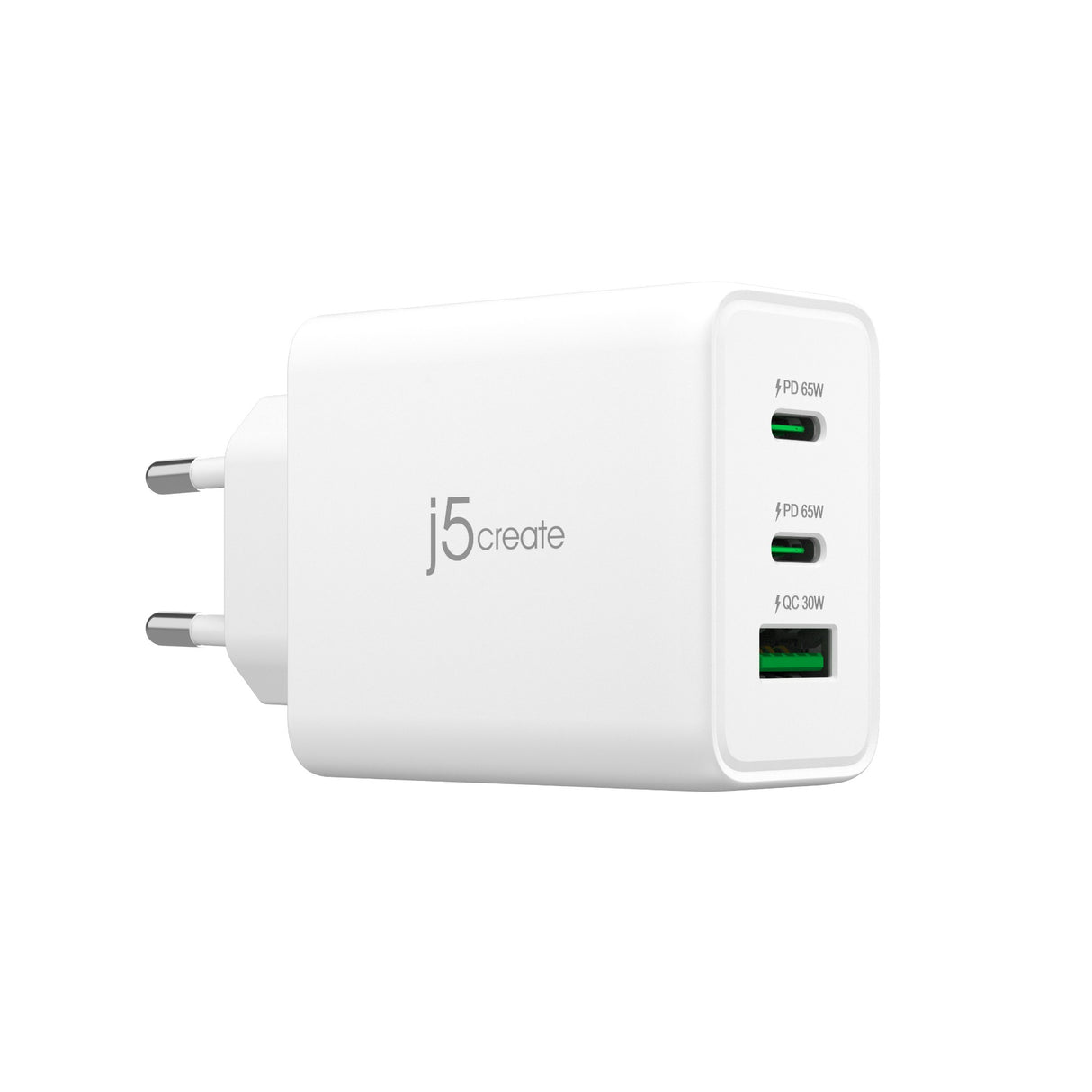 j5create JUP3365E-EN 65W GaN USB-C® 3-Port Charger