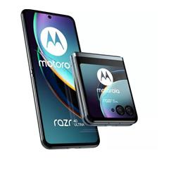 Motorola RAZR 40 Ultra - 5G smartphone - dual-SIM - RAM 8 GB / Internal Memory 256 GB - pOLED display - 6.9" - 2640 x 1080 pixels (165 Hz) - 2x rear cameras 12 MP, 13 MP - front camera 32 MP - glacier blue